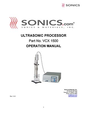 Products | Sonics & Materials Inc. (96) Products | Sonics & Materials Inc. (96)